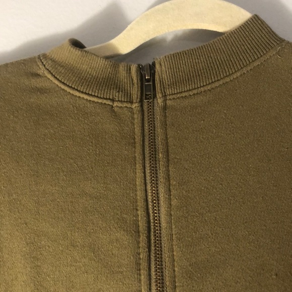 Army green zipper long sleeve - Picture 4 of 4